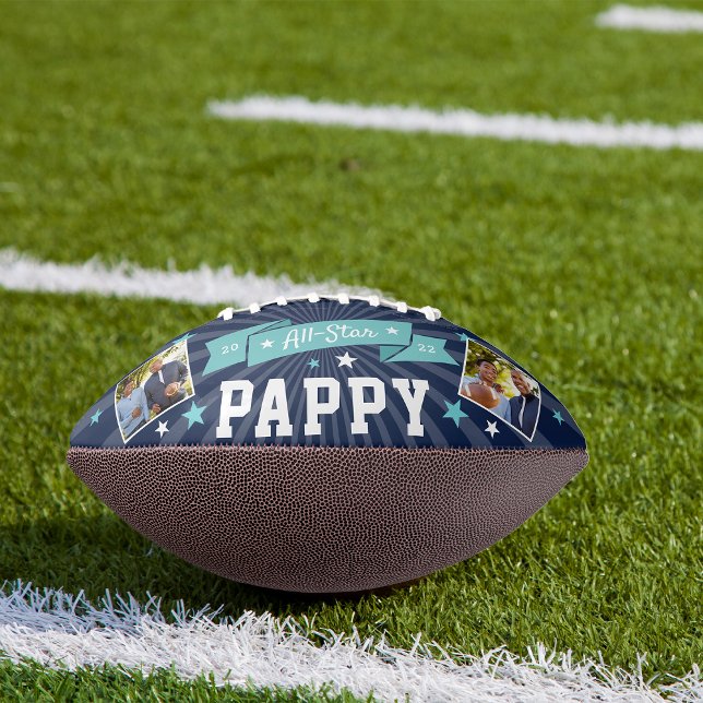 All Star Pappy | Custom Grandpa Photo American Football (Creator Uploaded)