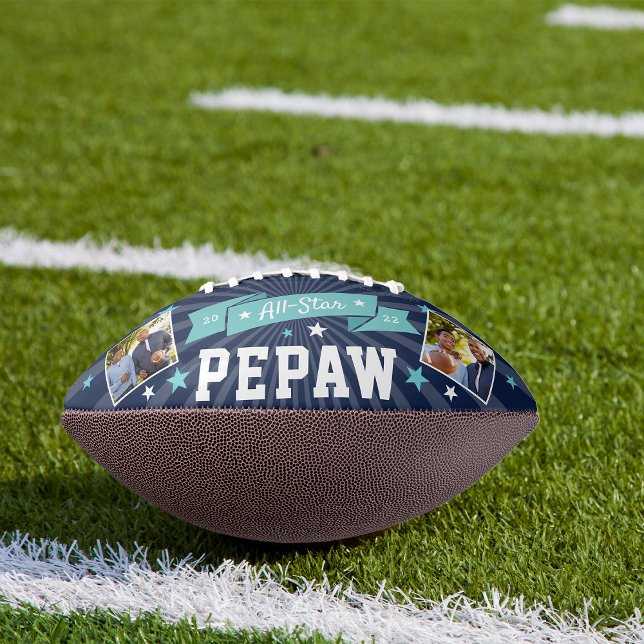 All Star Pepaw | Custom Grandpa Photo American Football (Creator Uploaded)