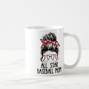All Star Sell Messy Bun Mom Softll Mama Mothers Da Coffee Mug