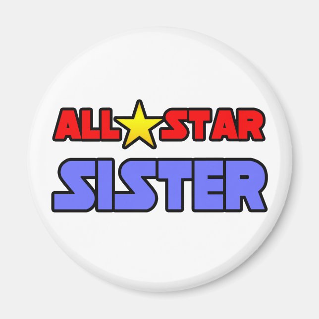 All Star Sister Magnet (Front)