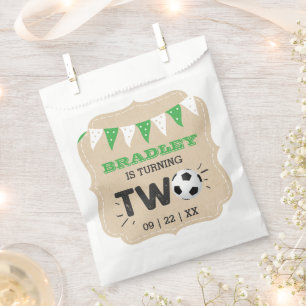 All-star Soccer Ball 2nd Birthday Party Favour Bags