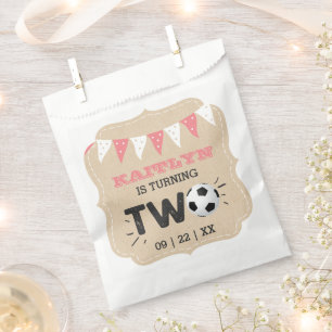 All-star Soccer Ball 2nd Birthday Party Favour Bags