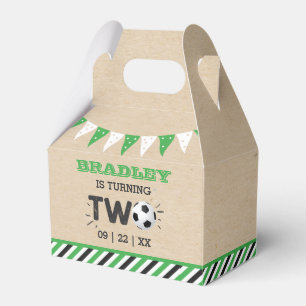 All-star Soccer Ball 2nd Birthday Party Favour Box