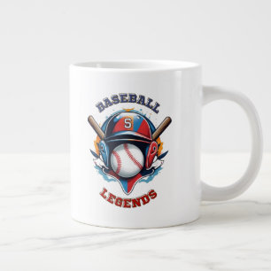 All-Star Spirit: Classic Baseball Essentials Sport Large Coffee Mug