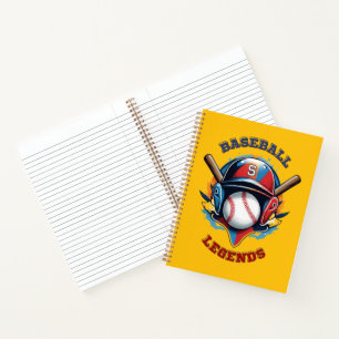All-Star Spirit: Classic Baseball Essentials Sport Notebook