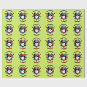 All-Star Spirit: Classic Baseball Essentials Sport Wrapping Paper