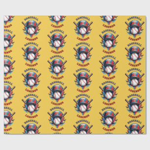 All-Star Spirit: Classic Baseball Essentials Sport Wrapping Paper