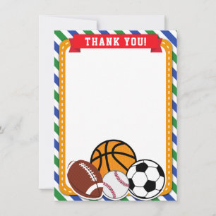 All Star Sport Thank You Notes