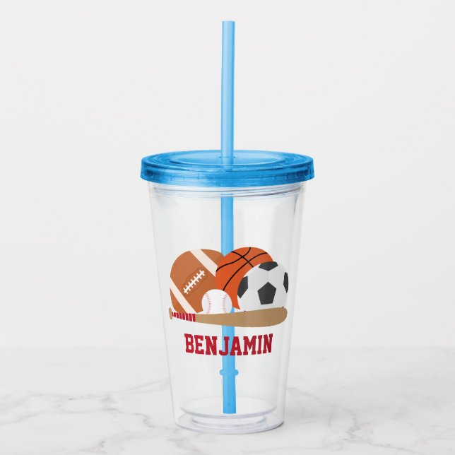 All Star Sports Acrylic Tumbler (Front)