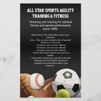 All Star Sports Balls w/ Brick Wall Flyer