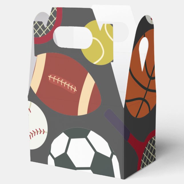 All-Star Sports First Birthday Treat Box (Opened)