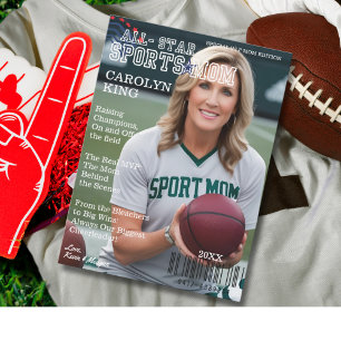 All-Star Sports Mum Magazine Cover Card
