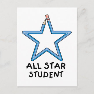 All Star Student Postcard