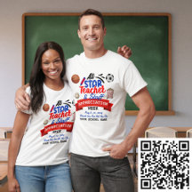 All Star Teacher Appreciation Week Name White