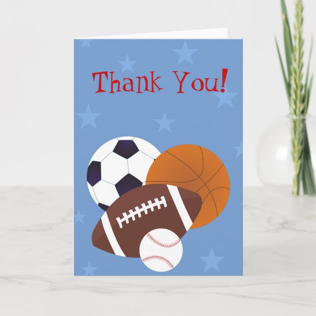 All Star Thank You Card (Front)