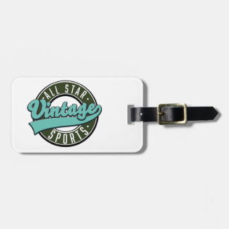 all star vintage sports luggage tag