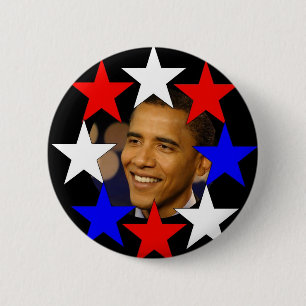 ALL STARS OBAMA Commemorative 6 Cm Round Badge