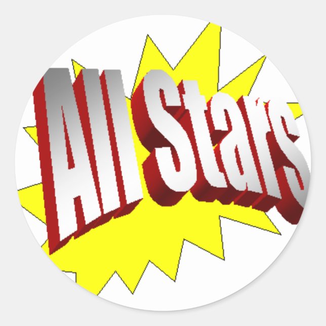 All Stars Sticker (Front)