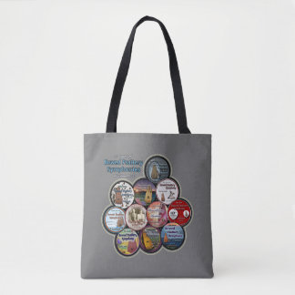 All Symphony Buttons Medium Tote Bag