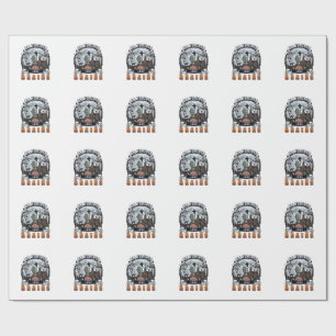 All Teacher Love Brains Halloween Zombie Hand Haun Wrapping Paper