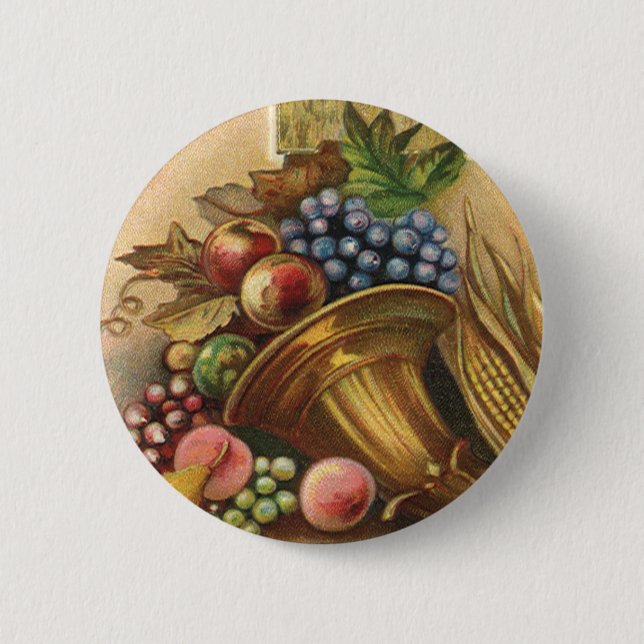 All Thanksgiving Bounty Be Thine 6 Cm Round Badge (Front)