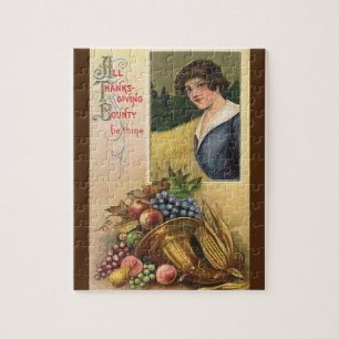 All Thanksgiving Bounty Be Thine Jigsaw Puzzle