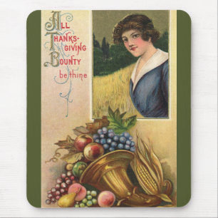 All Thanksgiving Bounty Be Thine Mouse Mat