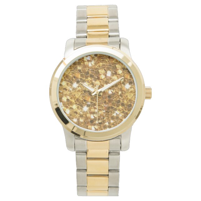 All that Glitters, Gold Glitter Look Watch (Front)