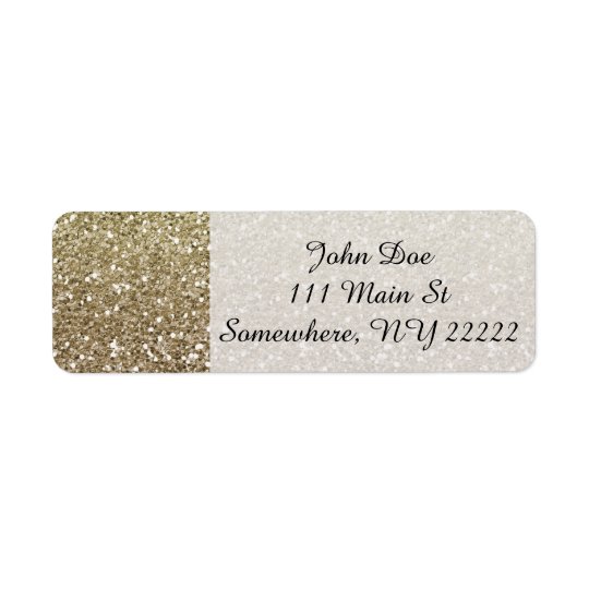 All That Glitters Return Address Label