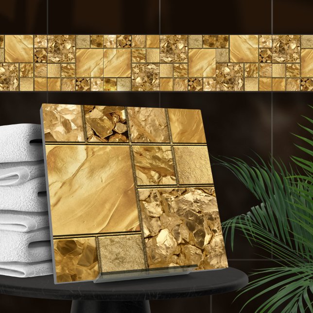 All That Gold - geometric mosaic Pattern N2 Tile (Creator Uploaded)