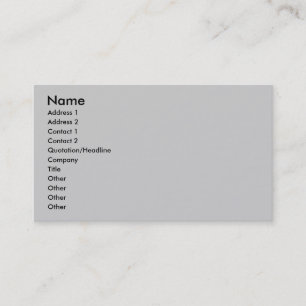 All that Jazz Business Card