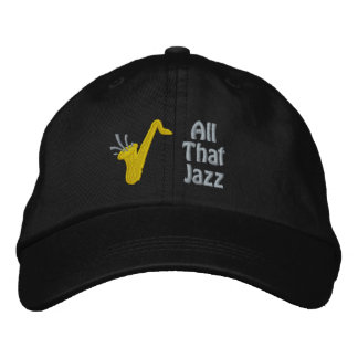 All that Jazz Embroidered Cap