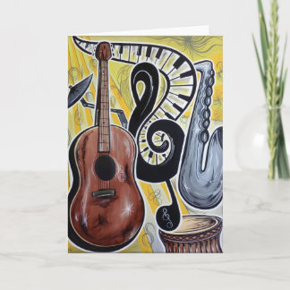 All that Jazz Greeting Card