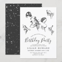 All That Jazz-Themed Birthday Party B/W