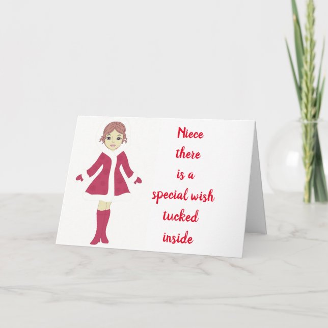 ALL THAT MAKES YOU HAPPY **NIECE** CARD (Front)