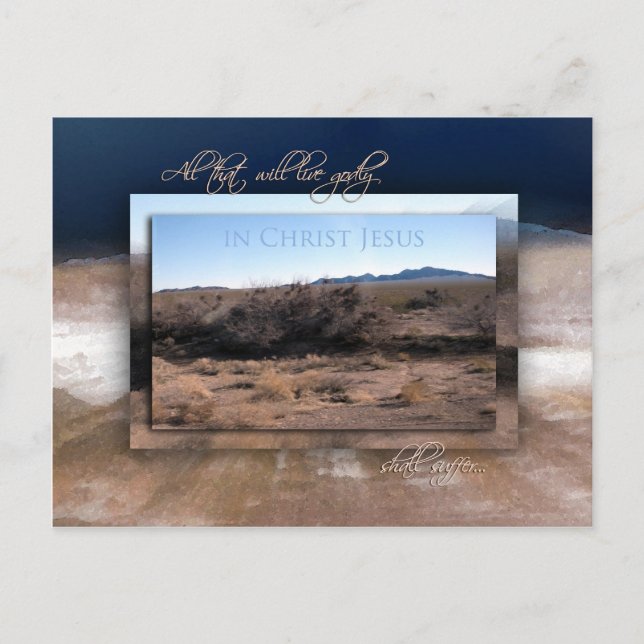 All That Will Live Godly Postcard (Front)