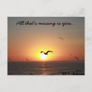 All that's missing is you... postcard