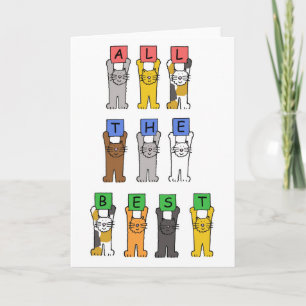 All the Best Cartoon Cats Card