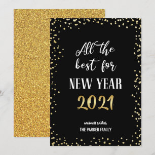 All The Best For NEW YEAR 2021   Festive Holiday Card