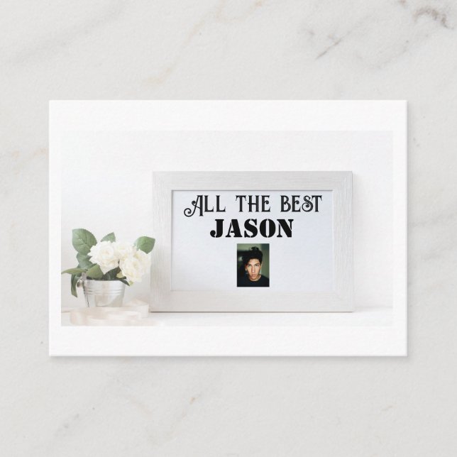 All The Best Graduation Card Message (Front)