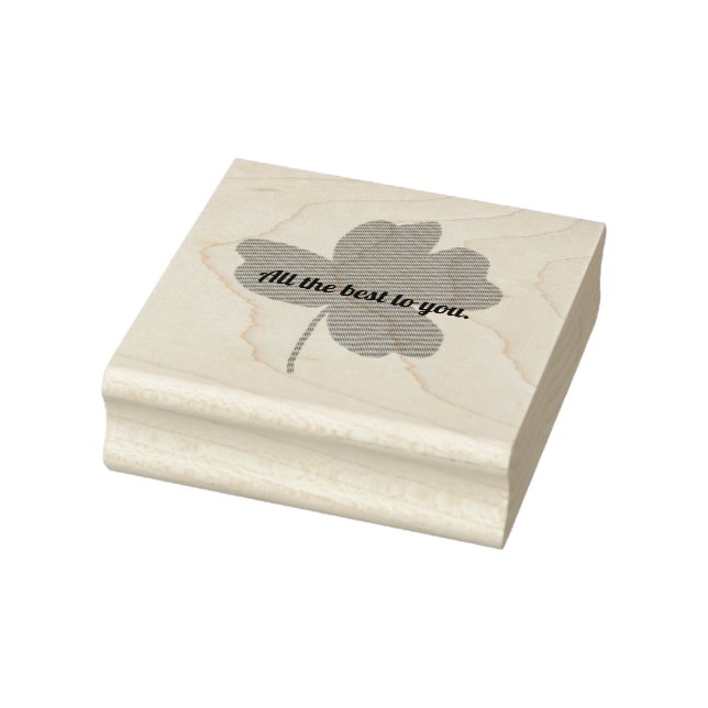 All the best to you, shamrock rubber stamps (Stamp)