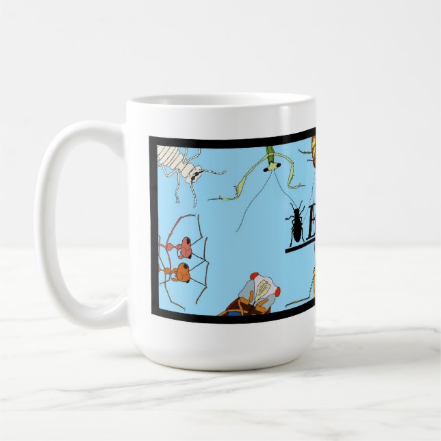 All the Bugs on a Mug! Coffee Mug (Left)
