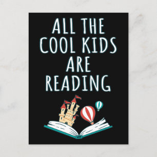 All The Cool Kids Are Reading II Postcard