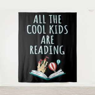 All The Cool Kids Are Reading II Tapestry