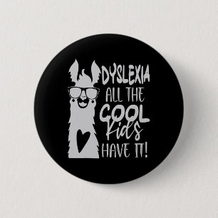 All The Cool Kids Have It Funny Awareness Llama 6 Cm Round Badge