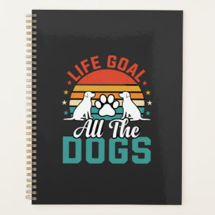All The Dogs Retro Dog Lover Planner
