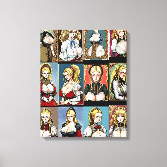 All the Faire Maidens Canvas Print (Front)
