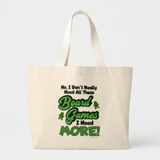 All The Games Funny Boardgame Collection Large Tote Bag