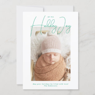 All The Happy Holiday Joy Trendy Script Joy Photo