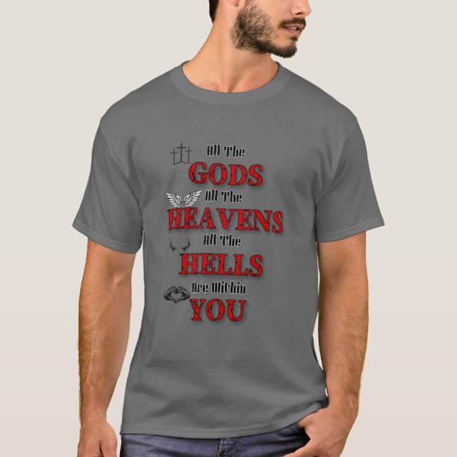 All The Heavens T-Shirt (Front)